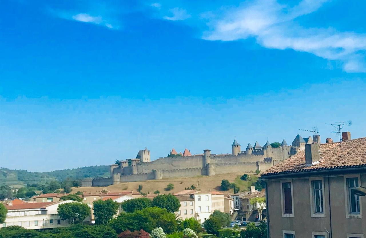 T2 Cocooning Vue Panoramique Cite Apartment Carcassonne Bagian luar foto