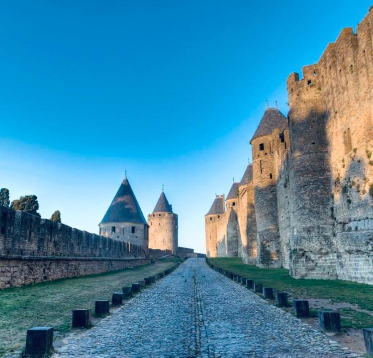 T2 Cocooning Vue Panoramique Cite Apartment Carcassonne Bagian luar foto